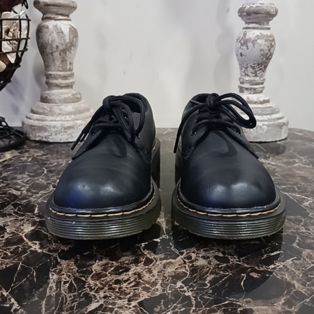 Dr. Martens 1461 J Softy Leather Bouncing Soles Shoes Size 1 Youth Unisex - Picture 4 of 10